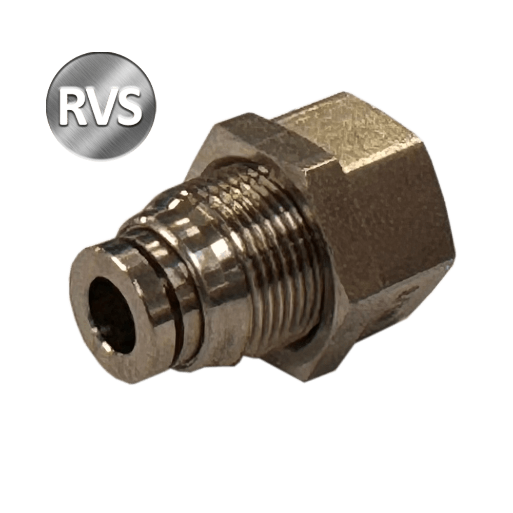 OPSCH-SCHOTDOORVOER Ø04-G1/8 RVS316