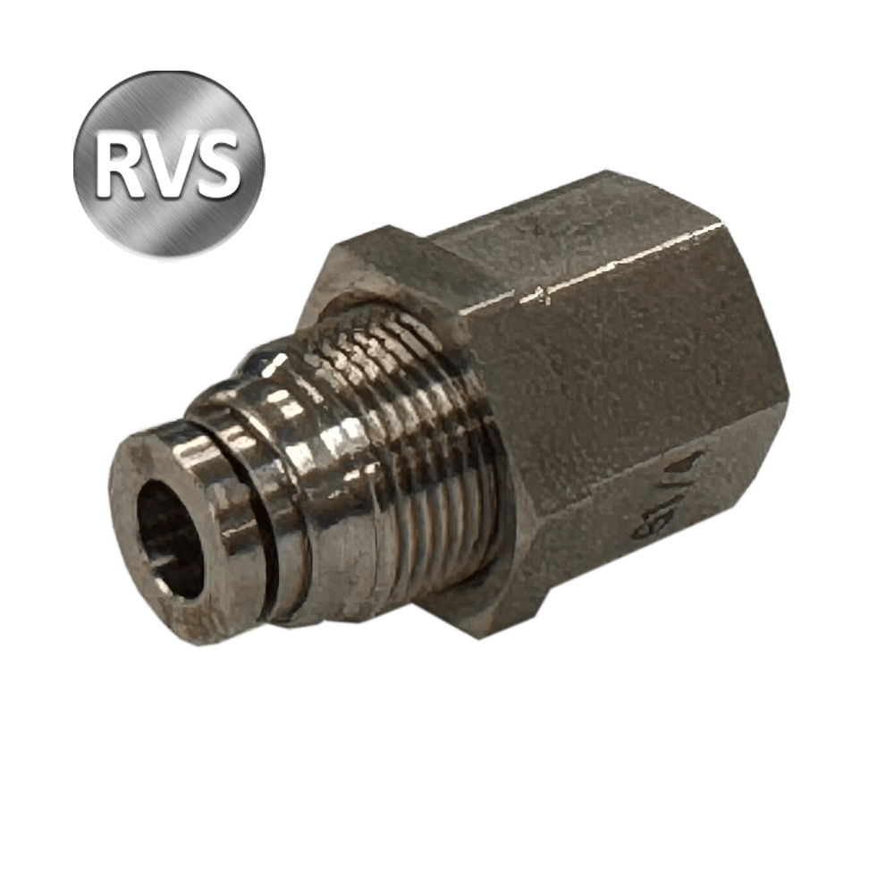 OPSCH-SCHOTDOORVOER Ø06-G1/4 RVS316