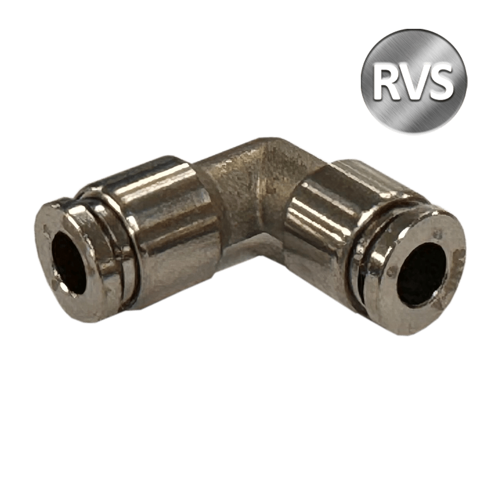 HAAKSE PUSH-IN FITTING Ø04 RVS316
