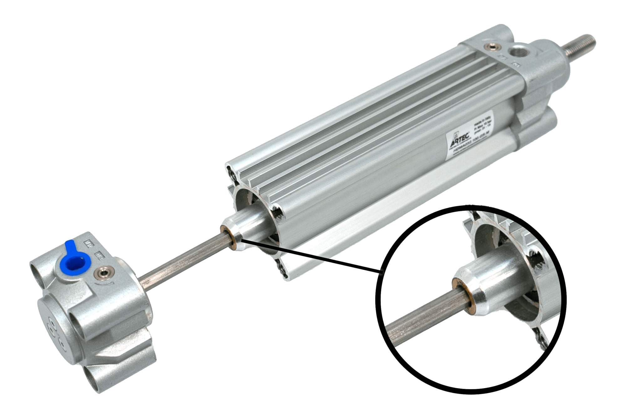 Anti-rotatie / twin-rod cilinders